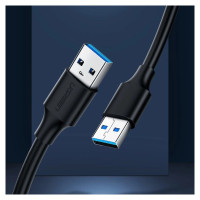 Ugreen cable USB 2.0 cable (male) - USB 2.0 (male) 0.5 m black (US128 10308)