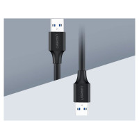 Ugreen cable USB 2.0 cable (male) - USB 2.0 (male) 0.5 m black (US128 10308)