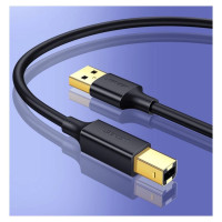 Ugreen USB Type B printer cable (male) - USB 2.0 (male) 480 Mbps 1.5 m black (US135 10350)