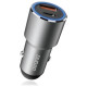 Dudao USB / USB Car Charger Type C Power Delivery Quick Charge 22.5 W Gray (R4PQ)