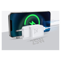 Joyroom fast wall charger USB Type C 25W 3A EU plug white (L-P251)