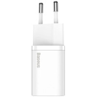 Baseus Super Si 1C fast wall charger USB Type C 25W Power Delivery Quick Charge white (CCSP020102)