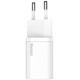 Baseus Super Si 1C fast wall charger USB Type C 25W Power Delivery Quick Charge white (CCSP020102)