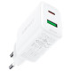 Acefast wall charger USB Type C / USB 20W, PPS, PD, QC 3.0, AFC, FCP white (A25 white)