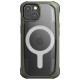 Raptic X-Doria Secure Case iPhone 14 with MagSafe armored cover green