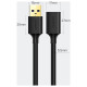 Ugreen USB-A (male) - USB-A (female) adapter extension cable USB 3.0 5Gb/s 0.5m black (US129)