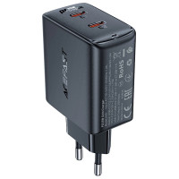 Acefast Fast charger GaN 35W PD 2x USB C Acefast A49 - black