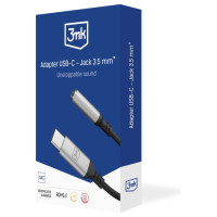 3Mk Protection 3mk USB-C adapter - 3.5 mm minijack - silver