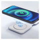 Dudao A11N 15W 3in1 Inductive Charger - White + USB-C / USB-C Cable