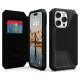 UAG Metropolis case for iPhone 14 Pro with flap - black kevlar