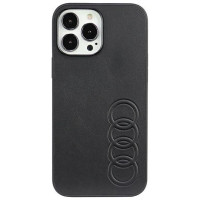 Audi Synthetic Leather iPhone 13 Pro Max 6.7" black/black hardcase AU-TPUPPCIP13PM-TT/D1-BK