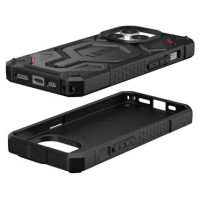 UAG Monarch Pro case with MagSafe for iPhone 15 Pro - black kevlar