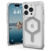 UAG Plyo MagSafe case for iPhone 15 Pro - transparent and silver