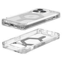 UAG Plyo MagSafe case for iPhone 15 Pro - transparent and silver