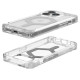 UAG Plyo MagSafe case for iPhone 15 Pro - transparent and silver
