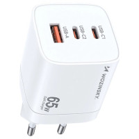 Wozinsky CGWCW 65W USB-A / 2 x USB-C GaN wall charger - white
