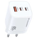 Wozinsky CGWCW 65W USB-A / 2 x USB-C GaN wall charger - white