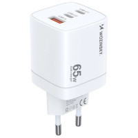 Wozinsky CGWCW 65W USB-A / 2 x USB-C GaN wall charger - white