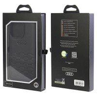 Audi GT Synthetic Leather case for iPhone 15 Pro Max - black
