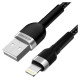 Wozinsky WNBAL2 USB-A / Lightning 2.4A cable 2 m - black