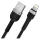Wozinsky WNBAL2 USB-A / Lightning 2.4A cable 2 m - black