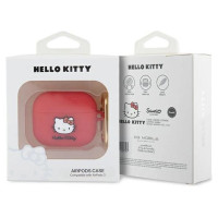 Hello Kitty Silicone 3D Kitty Head case for AirPods 3 - fuchsia