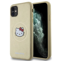 Hello Kitty Leather Kitty Head MagSafe case for iPhone 11 / Xr - gold