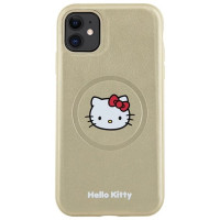 Hello Kitty Leather Kitty Head MagSafe case for iPhone 11 / Xr - gold