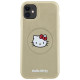 Hello Kitty Leather Kitty Head MagSafe case for iPhone 11 / Xr - gold