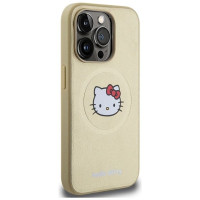 Hello Kitty Leather Kitty Head MagSafe case for iPhone 13 Pro Max - gold