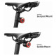 Rockbros Q3 Rear Bike Light with Smart Stop System - Black