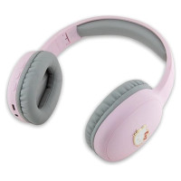 Hello Kitty Metal Logo Bluetooth on-ear headphones - pink