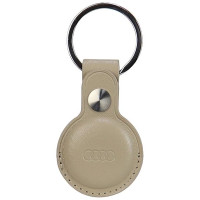 Audi Synthetic Leather AirTag case - beige
