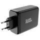 Silver Monkey SMA153 200W GaN charger 3xUSB-C PD USB-A QC 3.0 - black