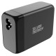 Silver Monkey SMA155 200W GaN charger 3xUSB-C PD USB-A QC 3.0 with detachable power cable - black