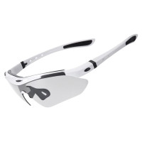 Rockbros 10002 polarizing cycling glasses - white
