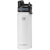 Rockbros 35210029005 thermal bicycle bottle for drinks 550 ml - white