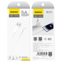 Dudao L4SL USB-A / Lightning 2A cable 1m - white