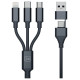 3Mk Protection 3mk Hyper Cable 3in1 USB-A - USB-C / USB-C - micro USB - Lightning 1.5m - black