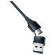 3Mk Protection 3mk Hyper Cable 3in1 USB-A - USB-C / USB-C - micro USB - Lightning 1.5m - black