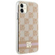 Dkny IML Checkered Mono Pattern & Printed Stripes MagSafe case for iPhone 11 / Xr - pink