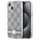 Dkny IML Checkered Mono Pattern & Printed Stripes MagSafe case for iPhone 15 / 14 / 13 - beige