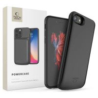 Tech-Protect Battery Pack Case for iPhone 6 / 6S / 7 / 8 / SE 2020 / 2022 with 3200mAh Powerbank - Black