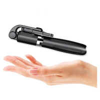 Tech-Protect L01S Bluetooth Selfie Stick with Tripod up to 70cm - Black