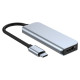 Tech-Protect HUB Tech-Protect V2 4in1 USB-C - USB-A 3.0 / USB-A 2.0 / USB-C / HDMI - gray