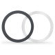 Tech-Protect MagMat MagSafe magnetic ring universal - black / silver (2 pcs.)