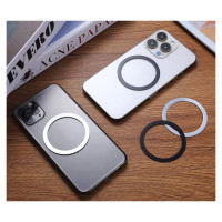 Tech-Protect MagMat MagSafe magnetic ring universal - black / silver (2 pcs.)