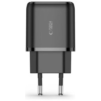 Tech-Protect C20W Charger USB-C PD 20W / USB-A QC 3.0 - Black
