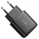 Tech-Protect C20W Charger USB-C PD 20W / USB-A QC 3.0 - Black