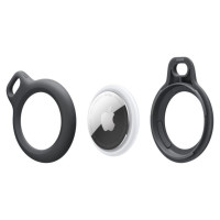 Tech-Protect Rough Case for Apple AirTag with Ring - Black